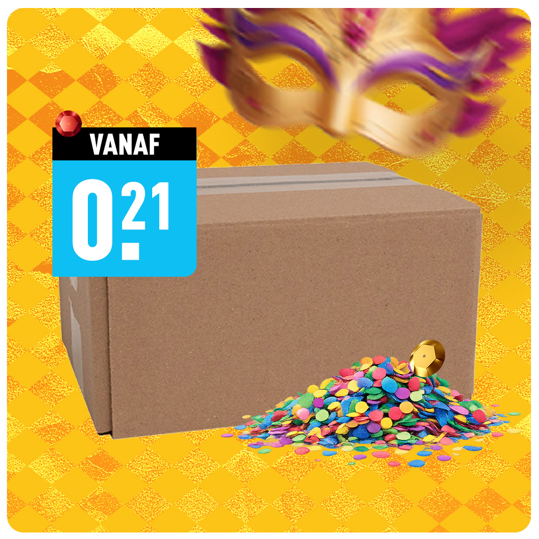 Kartonnen doos 200 x 150 x 150 mm enkele golf